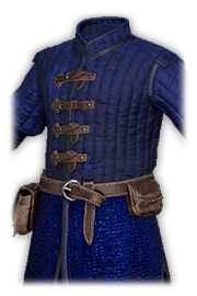 Cobalt Regal Gambeson — Dark and Darker
