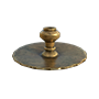 Gold Candle Platter (Cracked) — Dark and Darker