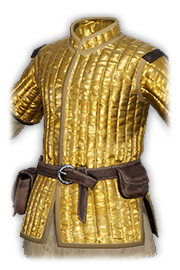 Golden Padded Tunic — Dark and Darker