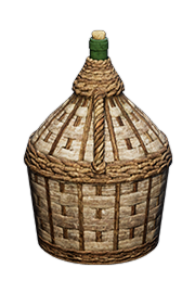 Woven Rattan Bottle — Dark and Darker